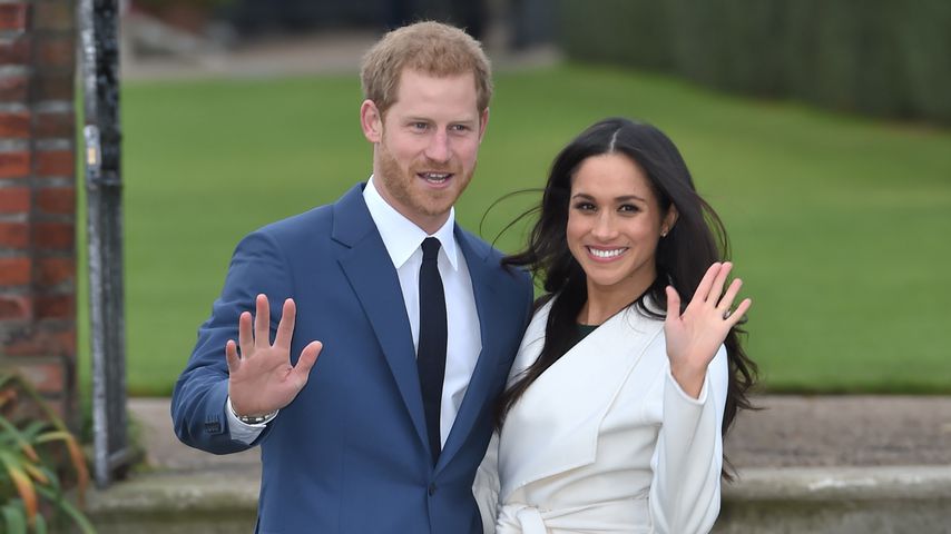 Prinz Harry und Meghan Markle bei ihrem Verlobungs-Fotoshooting