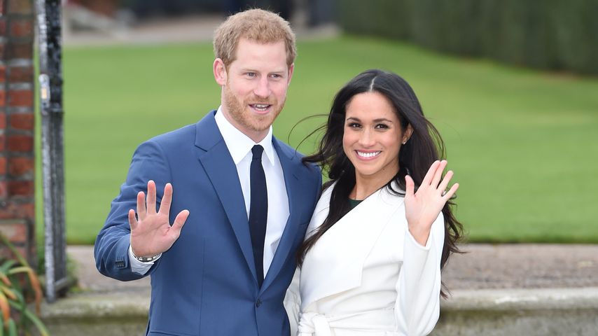 Prinz Harry und Meghan Markle im Kensington Palace in London