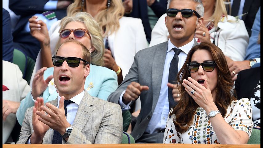 Prinz William Herzogin Kate beim Wimbledon-Finale 2016