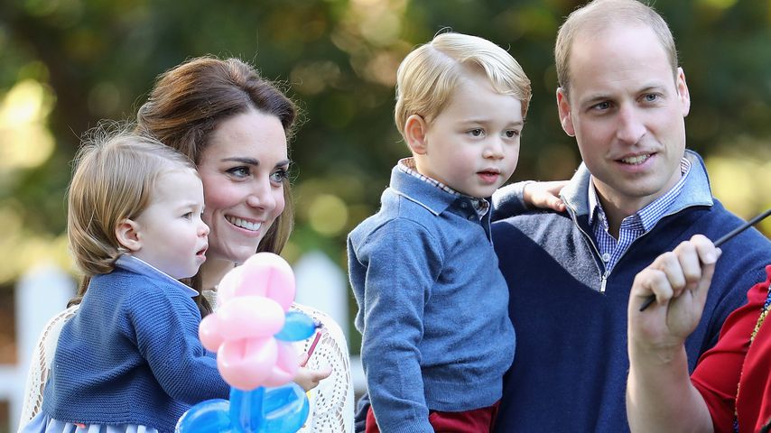 Prinz William und Herzogin Kate mit ihren Kindern George und Charlotte in Kanada
