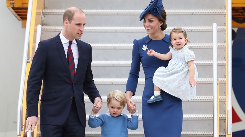 Prinz William und Herzogin Kate mit ihren Kindern George und Charlotte