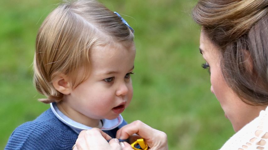 Prinzessin Charlotte und Herzogin Kate im Government House von Kanada