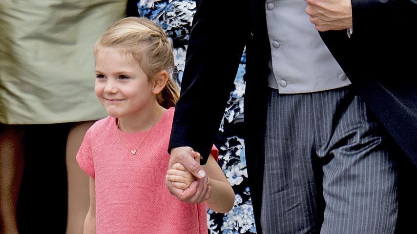Prinzessin Estelle bei der Taufe von Prinz Alexander