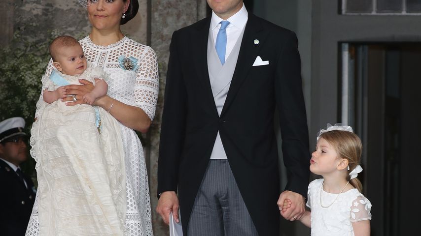 Die Schweden-Royals an der Taufe von Prinz Oscar