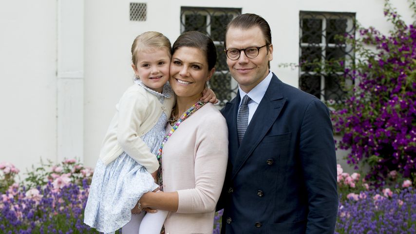 Prinzessin Estelle von Schweden, Prinzessin Victoria von Schweden und Prinz Daniel von Schweden