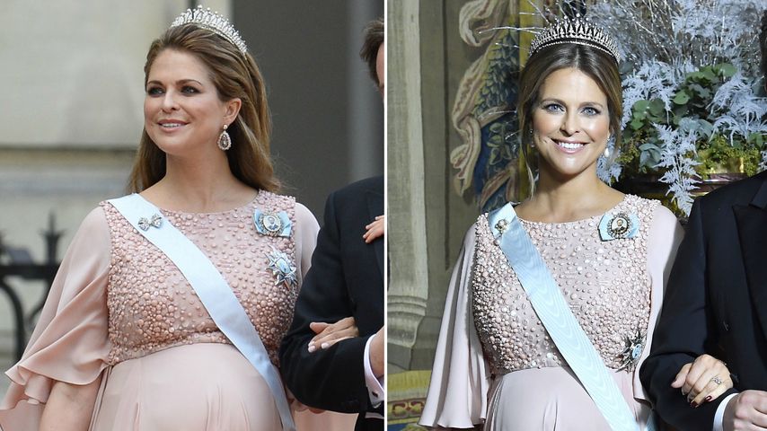 Wiedergutmachung für Pelz? Schweden-Madeleine recycelt Dress