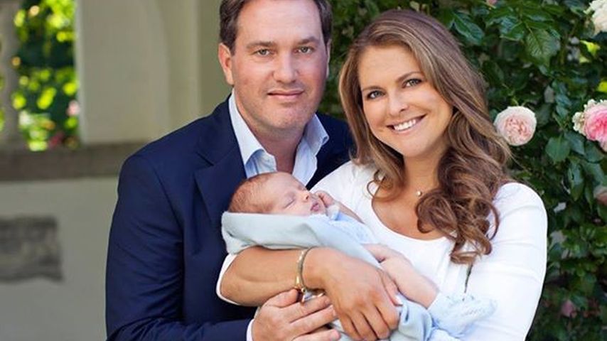 Madeleine von Schweden, Prinz Nicolas von Schweden und Chris O'Neill