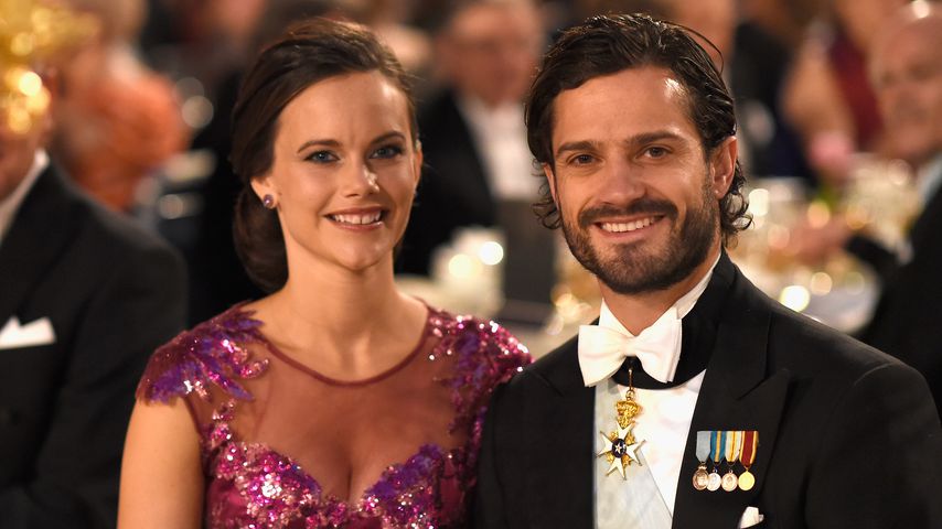 Prinzessin Sofia und Prinz Carl Philip von Schweden bei der Nobelpreis-Verleihung