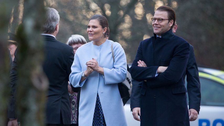 Prinzessin Victoria und Prinz Daniel von Schweden im November 2015 bei einem Besuch in Varmland