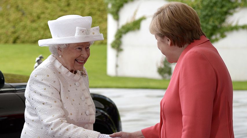 Queen Elizabeth II. und Angela Merkel