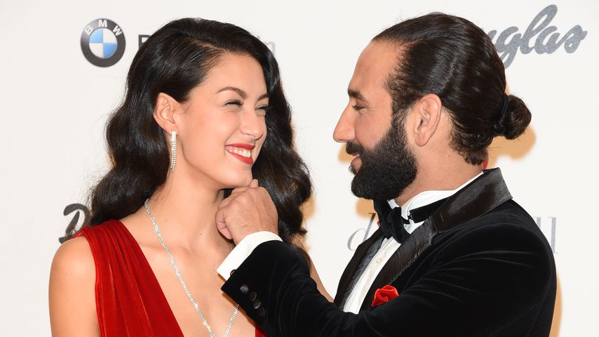 Rebecca Mir und Massimo Sinató beim DKMS Dreamball 2016 in Berlin