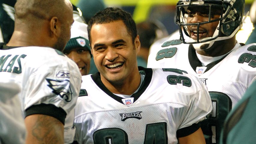 Reno Mahe bei einem Football-Match 2006