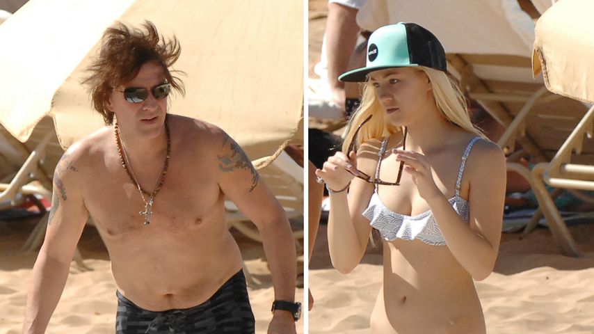 Richie und Ava Sambora in Hawaii 2013