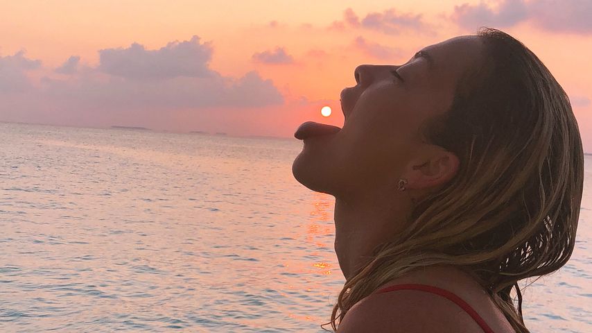 Rita Ora im Urlaub