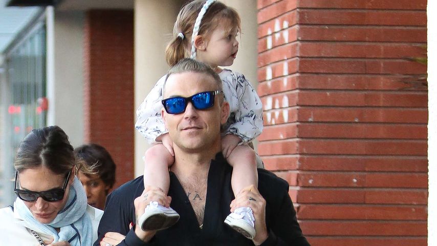 Robbie Williams, Ayda Field und Theodora Rose Williams