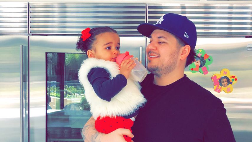 Robert Kardashian und seine Tochter Dream