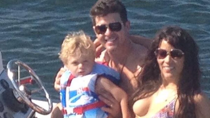 Robin Thicke, Paula Patton und ihr Sohn Julian
