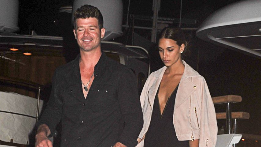 Robin Thicke und April Love Geary
