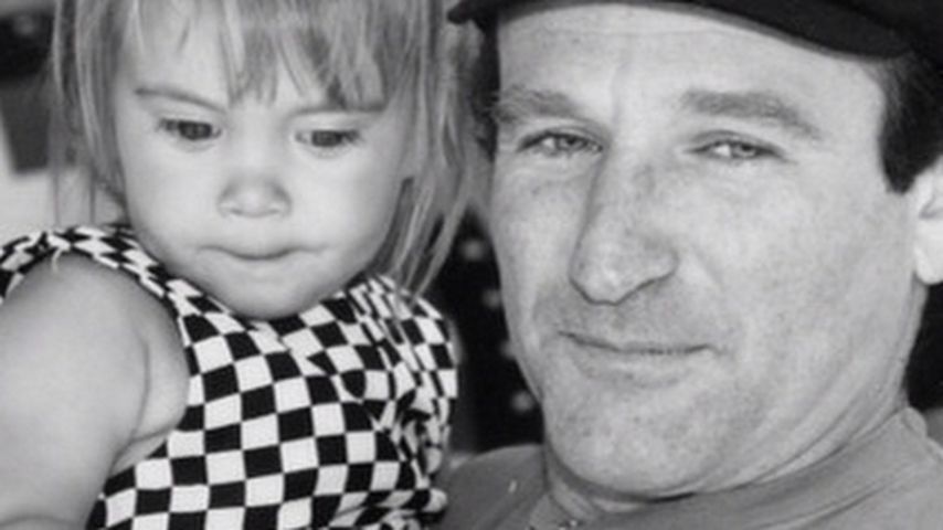 Robin Williams mit seinem Töchterchen Zelda