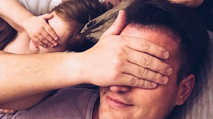 Rocco Stark mit seiner Tochter und seiner Freundin
