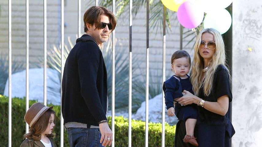 Rachel Zoe, Kaius Jagger Berman, Rodger Berman und Skyler Morrison Berman