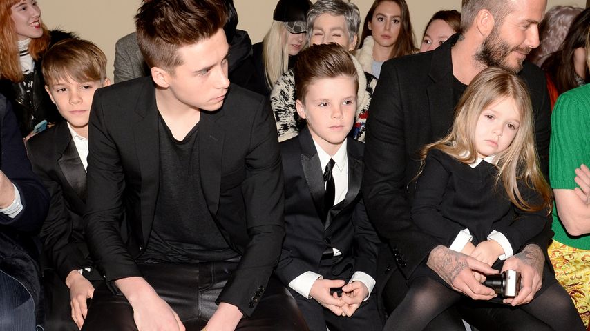 David, Brooklyn, Harper Seven und Cruz Beckham