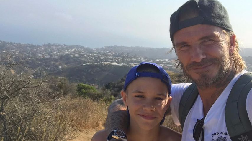 Romeo und David Beckham