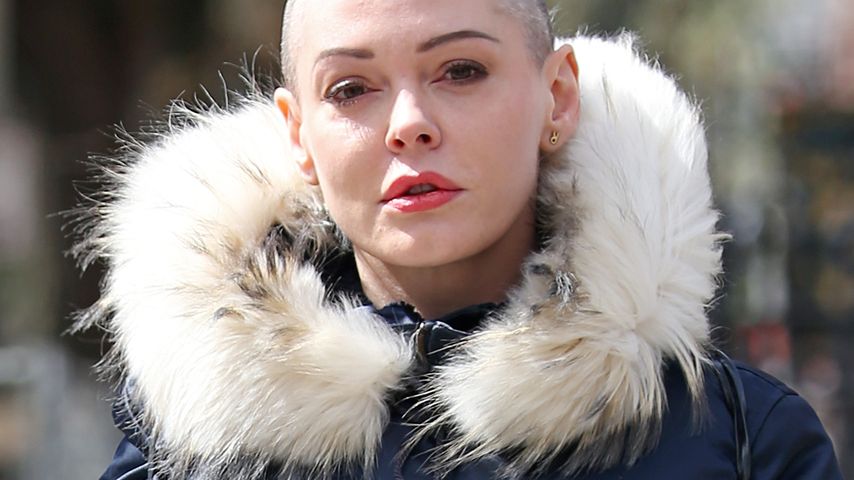Rose McGowan bei einem Spaziergang in New York
