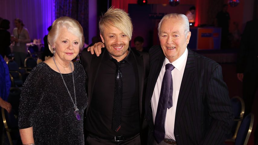 Ross Antony mit seinen Eltern Vivien Catterall und Denis Catterall