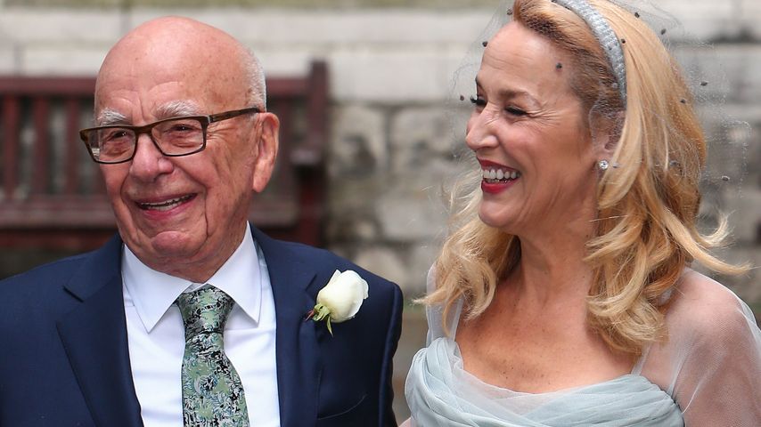 Jerry Hall und Rupert Murdoch