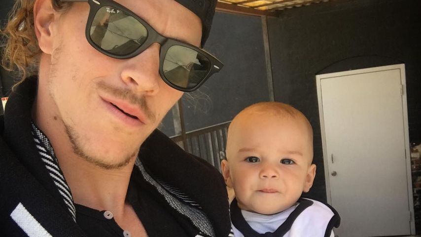 Ryan Dorsey mit seinem Sohn Josey