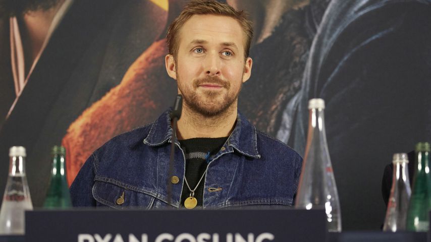 Ryan Gosling in der Berliner Pressekonferenz von "Blade Runner 2049"