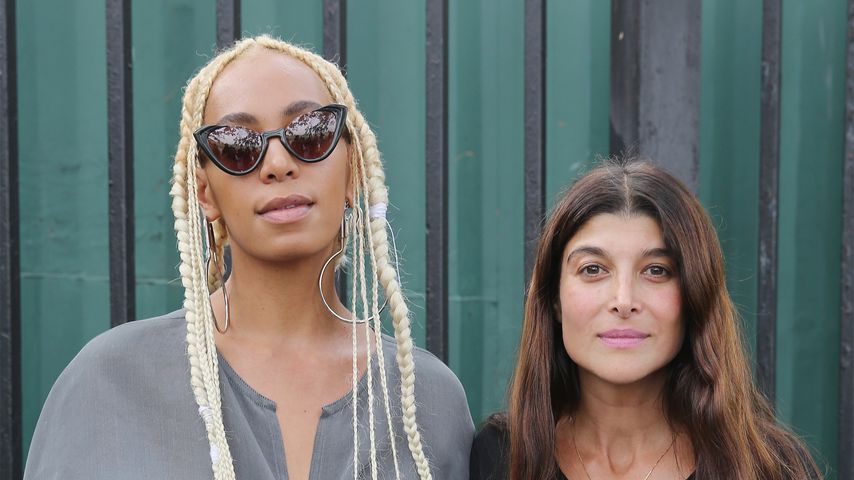 Sängerin Solange Knowes und Designerin Maryam Nassir Zadeh bei der New Yorker Fashion Week