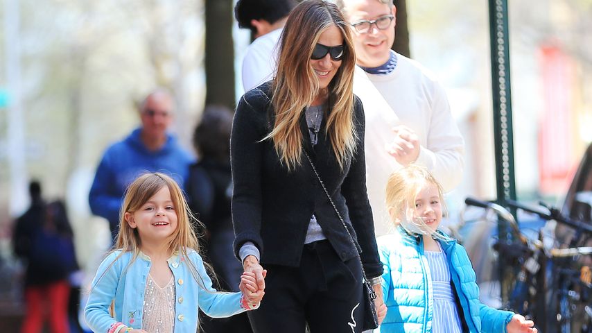 Sarah Jessica Parker, Marion Broderick, Tabitha Broderick und Matthew Broderick