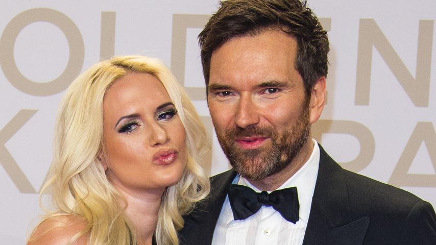 Model Sarah Knappik und Moderator Ingo Nommsen