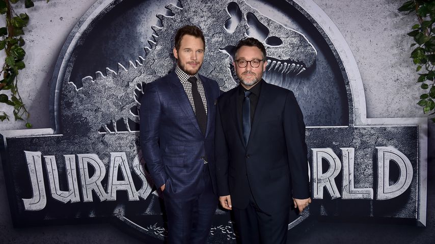 Chris Pratt und Colin Trevorrow bei der "Jurassic World" Premiere