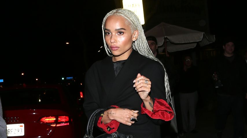 Zoe Kravitz vor dem Delilah Club in West Hollywood