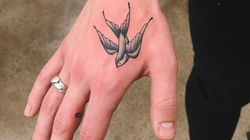 Schwalben-Tattoo von Shawn Mendes