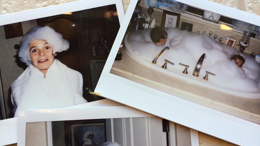 Polaroid-Collage von Britney Spears Söhnen Sean Preston und Jayden James