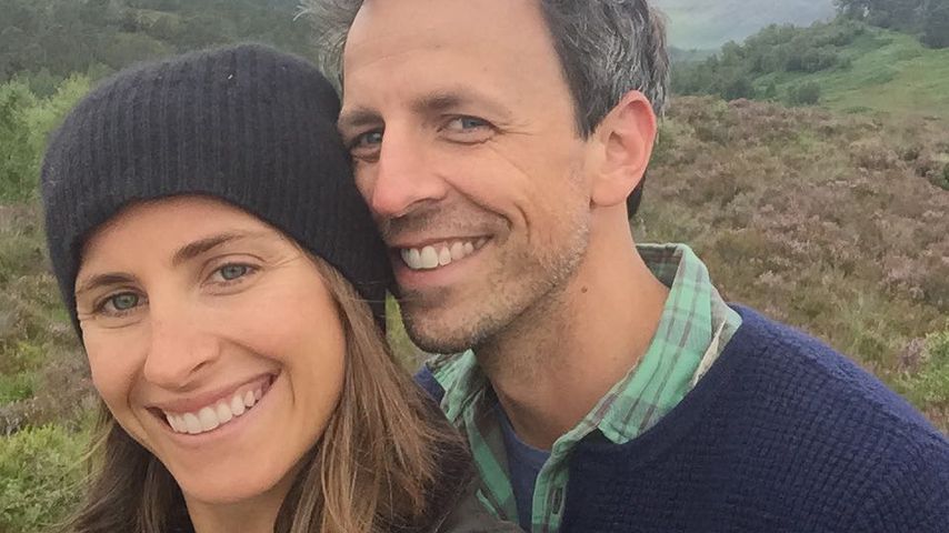Seth Meyers und seine Frau Alexi Ashe in Schottland