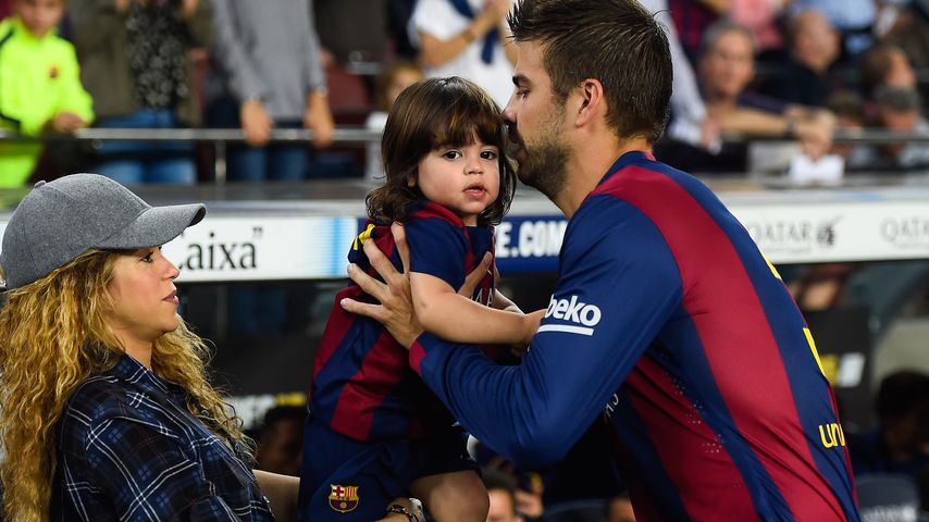 Shakira, Gerard Piqué und Milan Piqué Mebarak