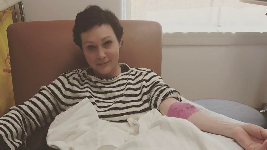 Shannen Doherty bei einem PET-Scan