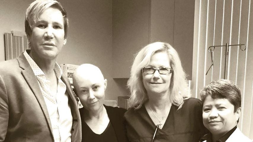 Shannen Doherty und ihr Chemoteam