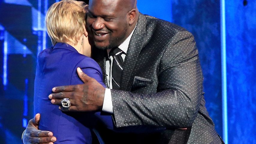 Justin Bieber und Shaquille O'Neal