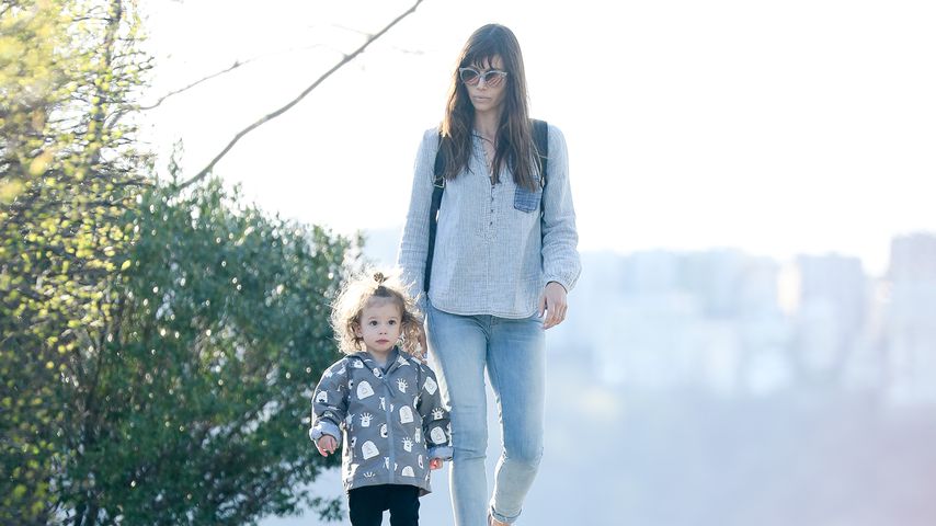 Silas Randall Timberlake und Jessica Biel
