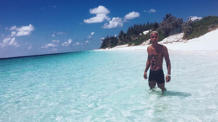 Simon Desue auf den Bahamas
