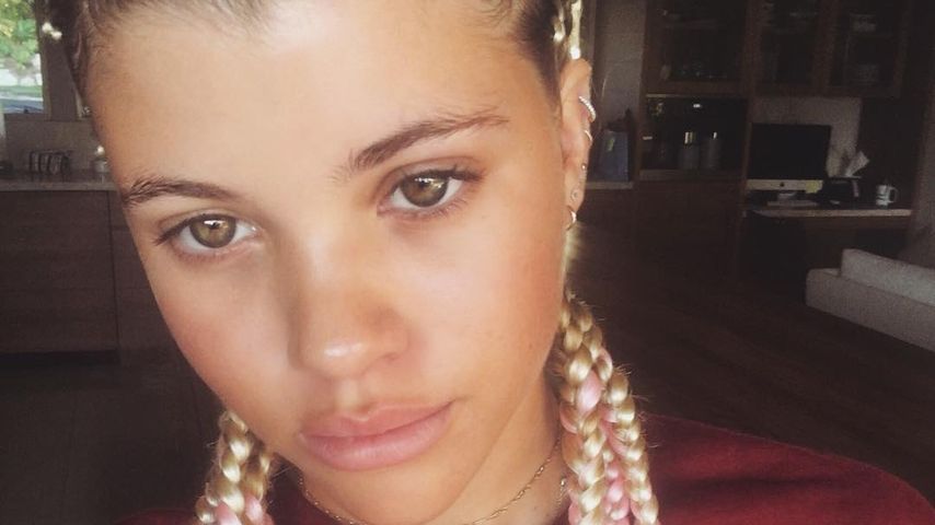 Sofia Richie mit geflochtenen Haaren