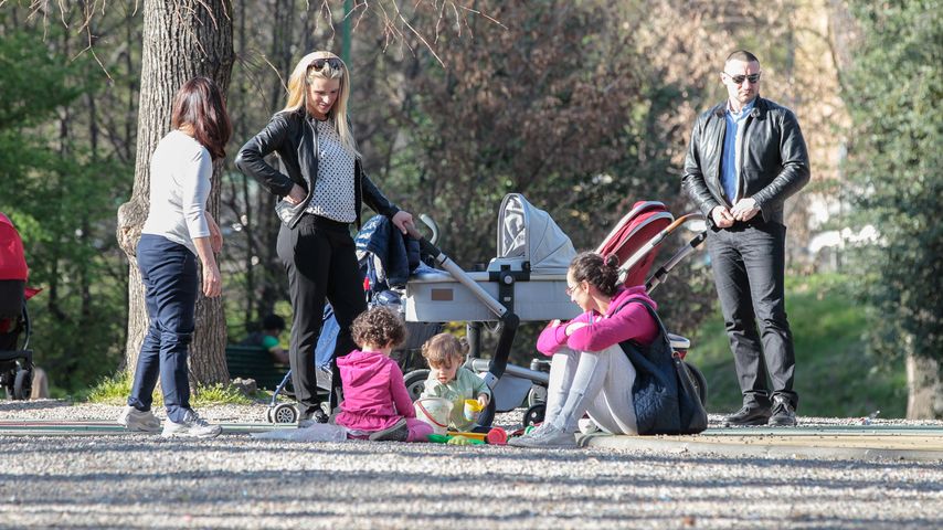 Michelle Hunziker, Sole Trussardi und Celeste Trussardi