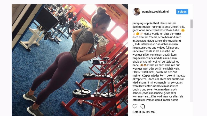 Instagram: pumping.sophia.thiel