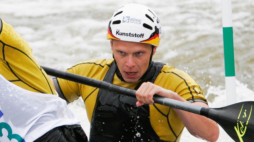 Stefan Henze beim Kanuslalom 2006